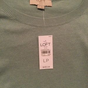 Loft Light Blue Blouse Large Petite